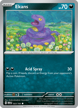 151 - 023/165 - Ekans - Pokemon kaarten Kopen - LuiopZondag TCG Store Assen