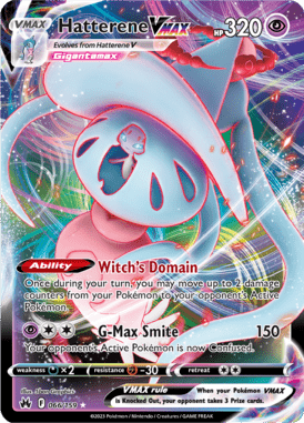 Crown Zenith - 066/159 - Hatterene - Pokemon kaarten Kopen - LuiopZondag TCG Store AssenVMAX