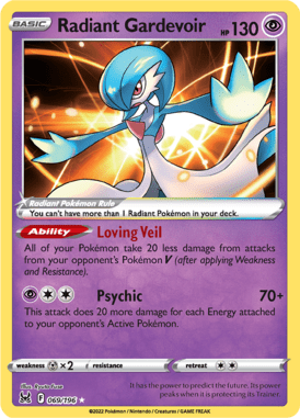 Lost Origin - 069/196 - Radiant Gardevoir - LuiopZondag.nl