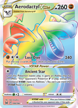 Lost Origin - 199/196 - Aerodactyl - LuiopZondag.nlVSTAR