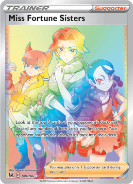 Lost Origin - 209/196 - Miss Fortune Sisters - LuiopZondag.nl