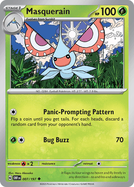 Obsidian Flames - 007/197 - Masquerain - Pokemon kaarten Kopen - LuiopZondag TCG Store Assen
