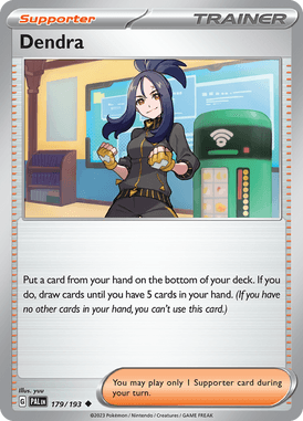 Paldea Evolved - 179/193 - Dendra - Pokemon kaarten Kopen - LuiopZondag TCG Store Assen