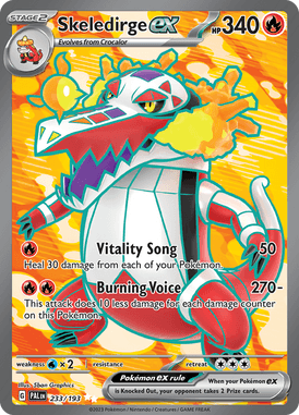 Paldea Evolved - 233/193 - Skeledirge - Pokemon kaarten Kopen - LuiopZondag TCG Store Assenex