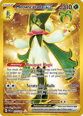 Paldea Evolved - 271/193 - Meowscarada ex - Pokemon kaarten Kopen - LuiopZondag TCG Store Assen