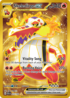 Paldea Evolved - 272/193 - Skeledirge - Pokemon kaarten Kopen - LuiopZondag TCG Store Assenex