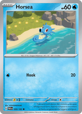 Paradox Rift - 030/182 - Horsea - Pokemon kaarten Kopen - LuiopZondag TCG Store Assen