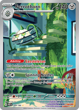 Paradox Rift - 209/182 - Ferrothorn - Pokemon kaarten Kopen - LuiopZondag TCG Store Assen