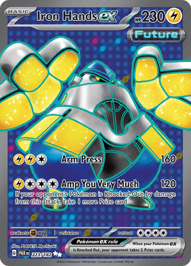 Paradox Rift - 223/182 - Iron Hands ex - Pokemon kaarten Kopen - LuiopZondag TCG Store Assen