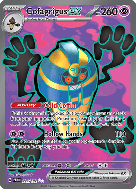 Paradox Rift - 224/182 - Cofagrigus - Pokemon kaarten Kopen - LuiopZondag TCG Store Assen ex