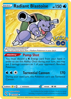 Pokémon GO - 018/078 - Radiant - LuiopZondag.nlBlastoise