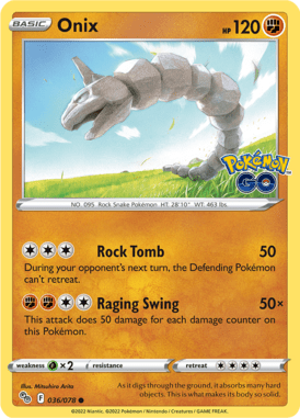 Pokémon GO - 036/078 - Onix - LuiopZondag.nl