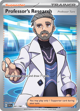 Scarlet & Violet - 241/198 - Professor's Research (Professor Turo) - Pokemon kaarten Kopen - LuiopZondag TCG Store Assen