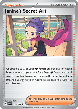 Shrouded Fable - 059/064 - Janine's Secret Art - Losse Pokemon Kopen - LuiopZondag TCG Store