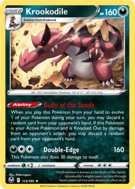 Silver Tempest - 113/195 - Krookodile - LuiopZondag.nl