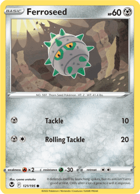 Silver Tempest - 121/195 - Ferroseed - LuiopZondag.nl