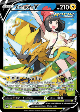 Silver Tempest - TG16 - Zeraora V - LuiopZondag