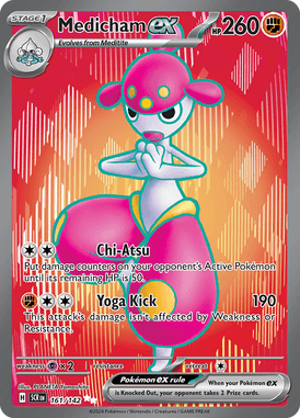 Stellar Crown - 161/142 - Medicham ex - Losse Pokemon Kopen - LuiopZondag TCG Store