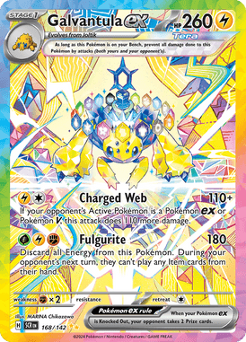 Stellar Crown - 168/142 - Galvantula ex - Losse Pokemon Kopen - LuiopZondag TCG Store