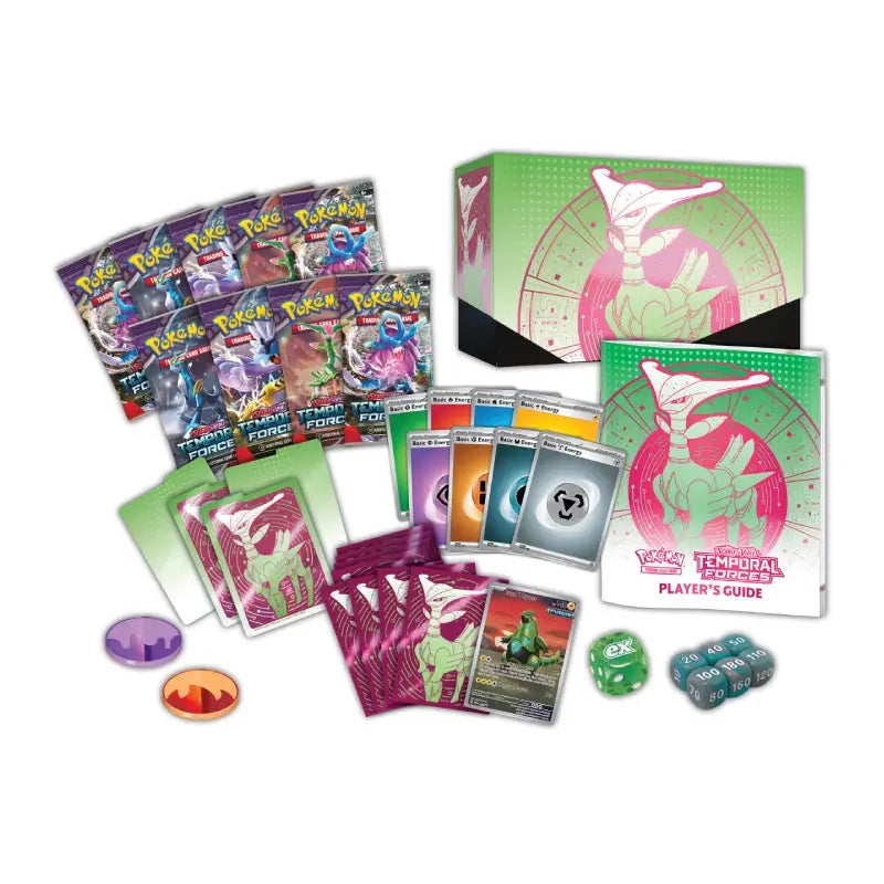 inhoud van de Pokemon Temporal Forces Elite Trainer Box - Iron Leaves