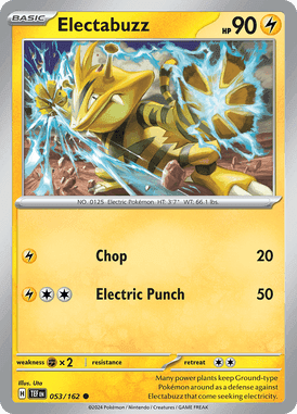 Temporal Forces - 053/162 - Electabuzz - Losse Pokemon kaartem Kopen - LuiopZondag TCG Store Assen