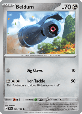 Temporal Forces - 113/162 - Beldum - Losse Pokemon kaarten Kopen - LuiopZondag TCG Store Assen