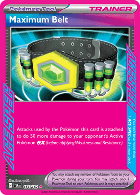 Temporal Forces - 154/162 - Maximum Belt - Ace Spec - Losse Pokemon kaarten Kopen - LuiopZondag TCG Store Assen