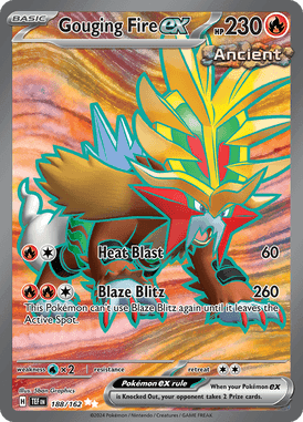 Temporal Forces - 188/162 - Gouging Fire ex - Losse Pokemon kaarten Kopen - LuiopZondag TCG Store Assen