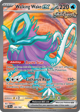 Temporal Forces - 189/162 - Walking Wake ex - Losse Pokemon kaarten Kopen - LuiopZondag TCG Store Assen