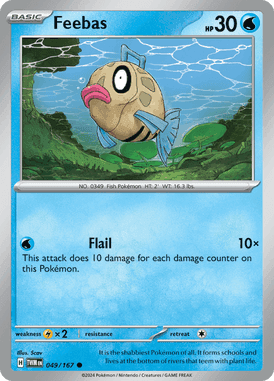 Twilight Masquerade - 049/167 - Feebas - Losse Pokemon Kopen - LuiopZondag TCG Store Assen