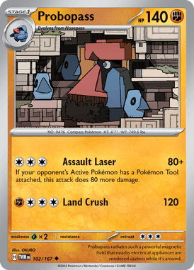 Twilight Masquerade - 102/167 - Probopass - Losse Pokemon Kopen - LuiopZondag TCG Store Assen