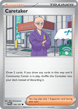 Twilight Masquerade - 144/167 - Caretaker - Losse Pokemon Kopen - LuiopZondag TCG Store Assen