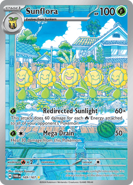 Twilight Masquerade - 169/167 - Sunflora - Losse Pokemon Kopen - LuiopZondag TCG Store Assen