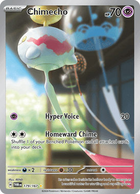 Twilight Masquerade - 179/167 - Chimecho
- Losse Pokemon Kopen - LuiopZondag TCG Store Assen