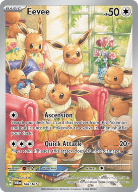 Twilight Masquerade - 188/167 - Eevee - Losse Pokemon Kopen - LuiopZondag TCG Store Assen