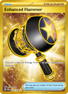 Twilight Masquerade - 224/167 - Enhanced Hammer (Gold)
- Losse Pokemon Kopen - LuiopZondag TCG Store Assen