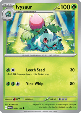 151 - 002/165 - Ivysaur - Pokemon kaarten Kopen - LuiopZondag TCG Store Assen