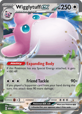 151 - 040/165 - Wigglytuff ex - Pokemon kaarten Kopen - LuiopZondag TCG Store Assen