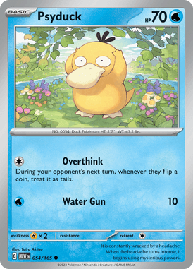 151 - 054/165 - Psyduck - Pokemon kaarten Kopen - LuiopZondag TCG Store Assen