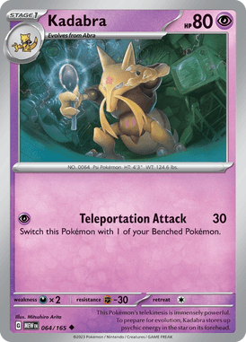 151 - 064/165 - Kadabra - Pokemon kaarten Kopen - LuiopZondag TCG Store Assen