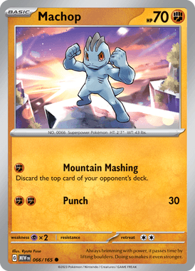 151 - 066/165 - Machop - Pokemon kaarten Kopen - LuiopZondag TCG Store Assen