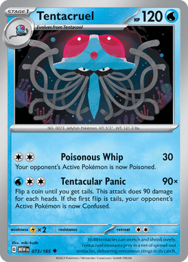 151 - 073/165 - Tentacruel - Pokemon kaarten Kopen - LuiopZondag TCG Store Assen