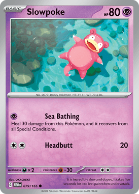 151 - 079/165 - Slowpoke - Pokemon kaarten Kopen - LuiopZondag TCG Store Assen