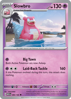 151 - 080/165 - Slowbro - Pokemon kaarten Kopen - LuiopZondag TCG Store Assen