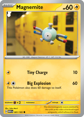 151 - 081/165 - Magnemite - Pokemon kaarten Kopen - LuiopZondag TCG Store Assen