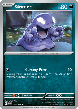 151 - 088/165 - Grimer - Pokemon kaarten Kopen - LuiopZondag TCG Store Assen