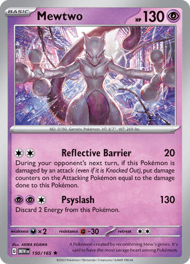 151 - 150/165 - Mewtwo - Pokemon kaarten Kopen - LuiopZondag TCG Store Assen