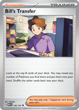 151 - 156/165 - Bill's Transfer - Pokemon kaarten Kopen - LuiopZondag TCG Store Assen