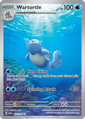 151 - 171/165 - Wartortle - Pokemon kaarten Kopen - LuiopZondag TCG Store Assen