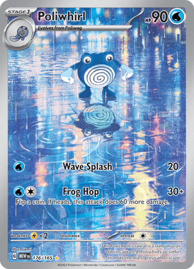 151 - 176/165 - Poliwhirl - Pokemon kaarten Kopen - LuiopZondag TCG Store Assen